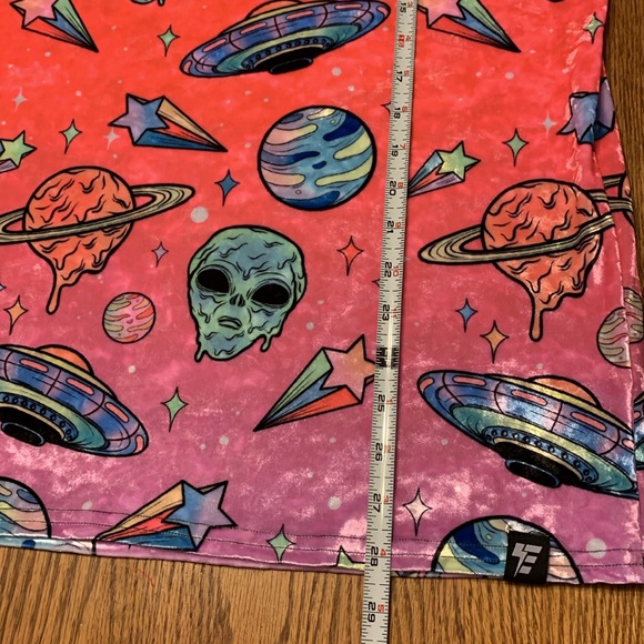 Electro Threads Alien Drip Crushed Velvet Tee M - Picture 7 of 8